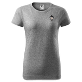 Da Oid Sinzer Grundfiguren T Shirt Damen Grau Meliert Eichbichl Front